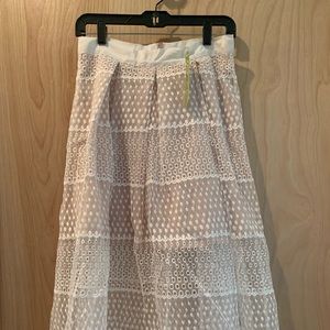 NWT! Gianni Bini Organza Overlay Skirt